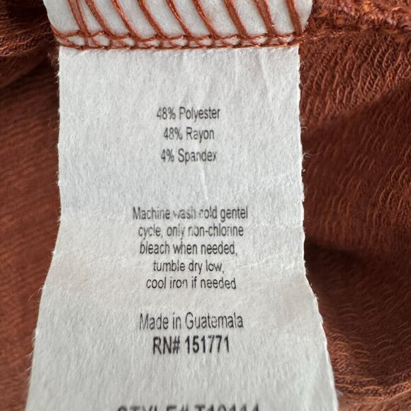 Kaileigh Women Long Sleeve Ruffle With Smocked Cuffs Blouse Top Size M - Picture 4 of 9